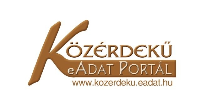 Közérdekű eAdat Portál honlapja